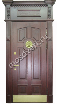 Входная дверь с филенчатым МДФ и дополнительным декором - купить от производителя Мосдвери Входная дверь с филенчатым МДФ и дополнительным декором