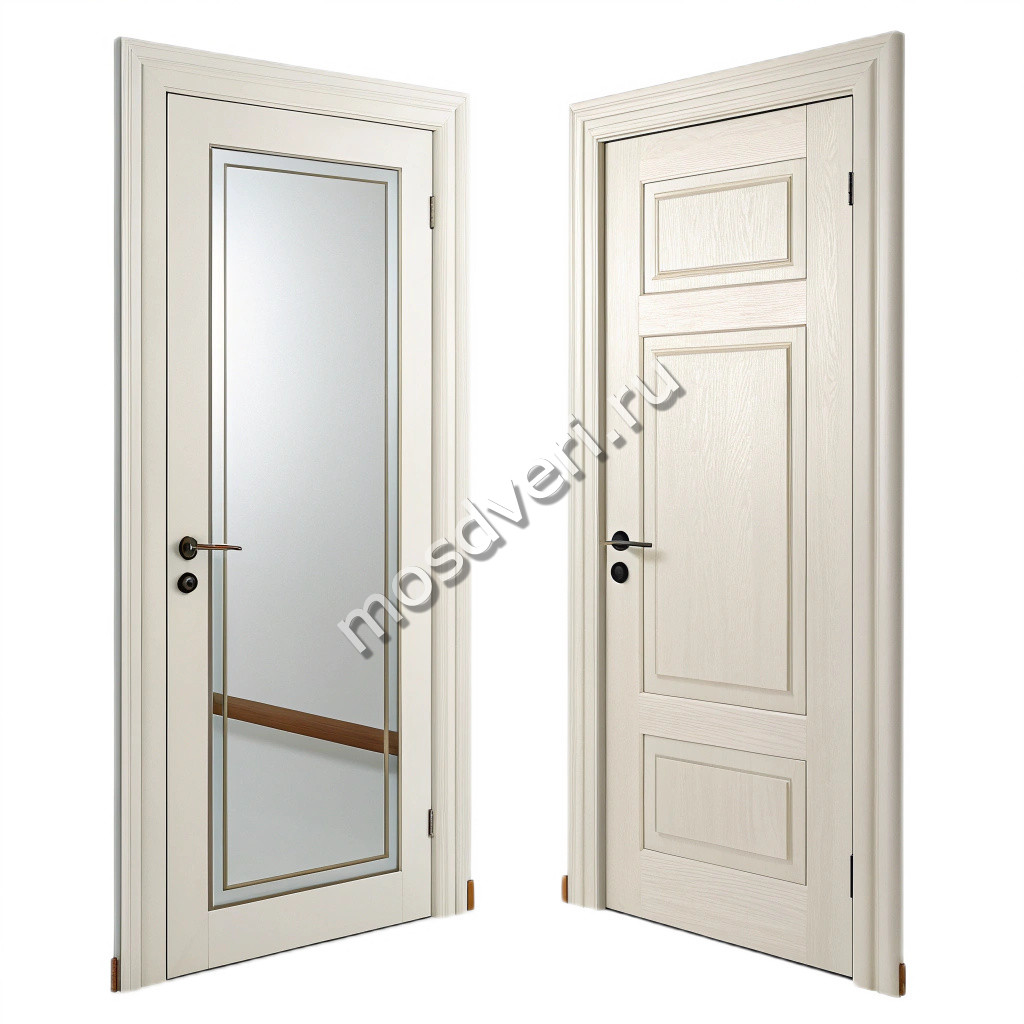 Дверь в квартиру с зеркалом МДФ